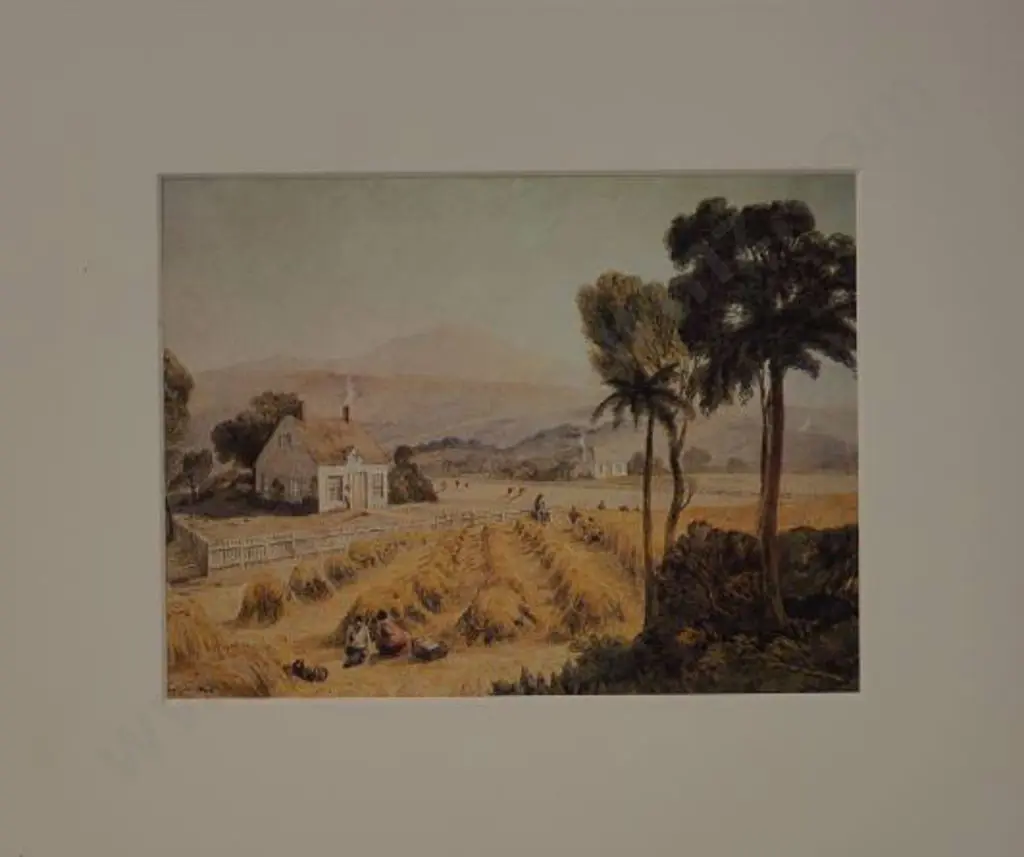 MAPLESTONE, Henry (1819-1884) - Mr Jolies House, Nelson c. 1849 Image 1++