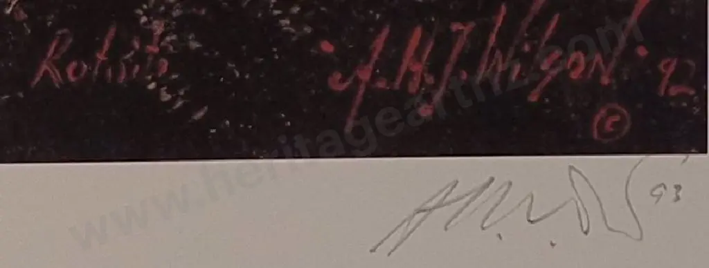 WILSON, Tim (1954-2020) - Rotoiti impression Image 1++