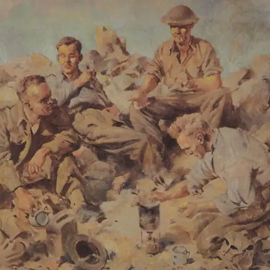 McINTYRE, Peter (1910-1995) - Kiwis (McIntyre war picture)