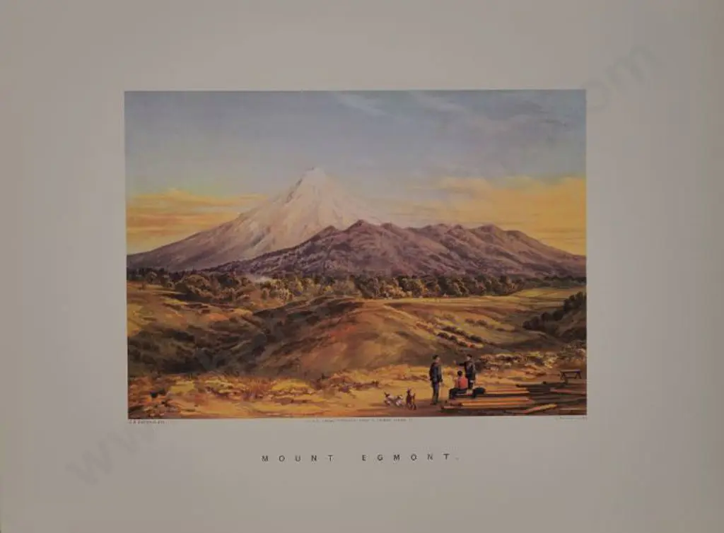 BARRAUD, Charles Decimus (1822-1897) - Mount Egmont Image 1++
