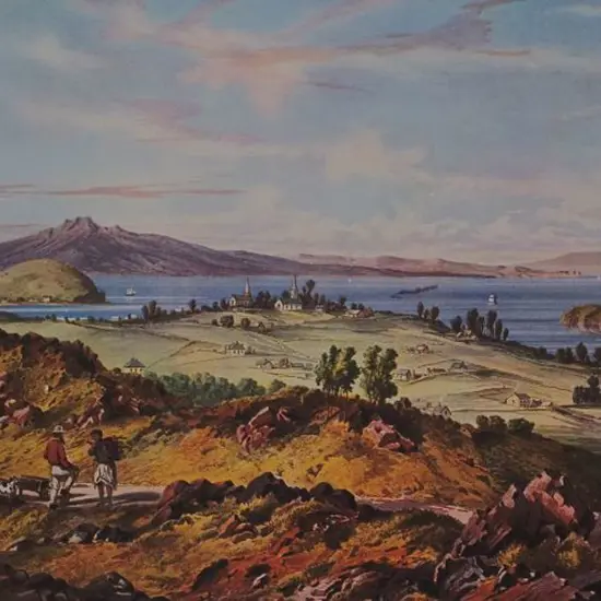 BARRAUD, Charles Decimus (1822-1897) - Auckland Harbour