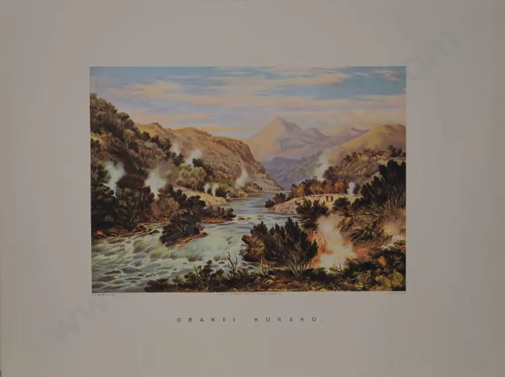 BARRAUD, Charles Decimus (1822-1897) - Orakei Korako Image 1++