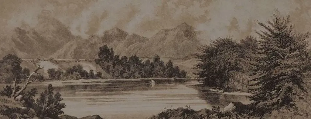 BARRAUD, Charles Decimus (1822-1897) - Te Anan, Waian River, The Bluff Harbour, Lake Manapouri Image 1++