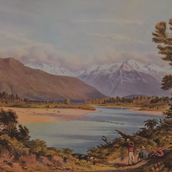 BARRAUD, Charles Decimus (1822-1897) - Hokitika River