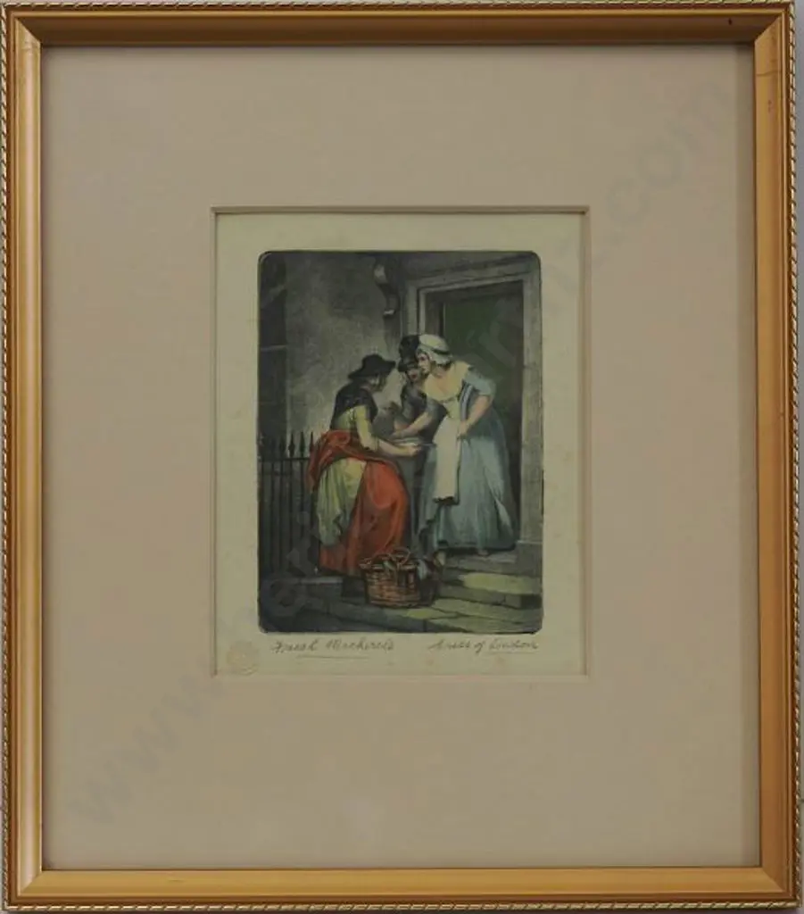 WHEATLEY, Francis (1747-1801) - Cries of London - Fresh Mackerels Image 1++