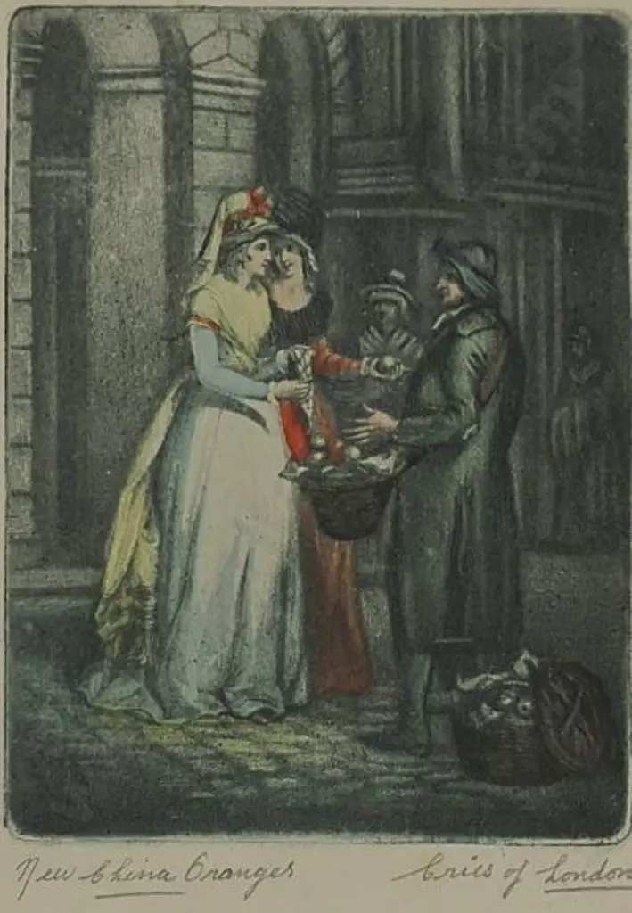 WHEATLEY, Francis (1747-1801) - Cries of London - New China Oranges Image 1++