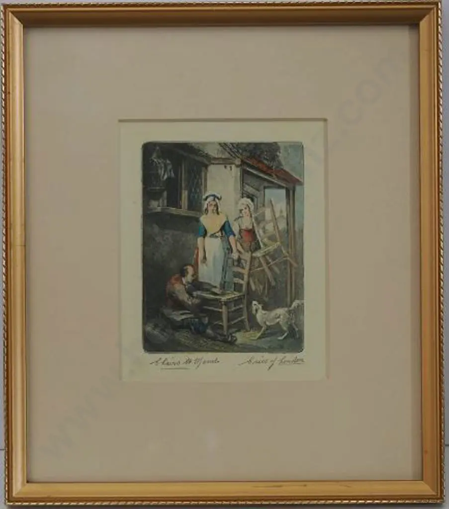 WHEATLEY, Francis (1747-1801) - Cries of London - Chairs to Mend Image 1++