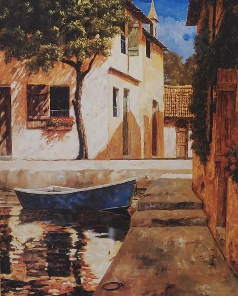 UNKNOWN artist - Canal Scene Image 1++