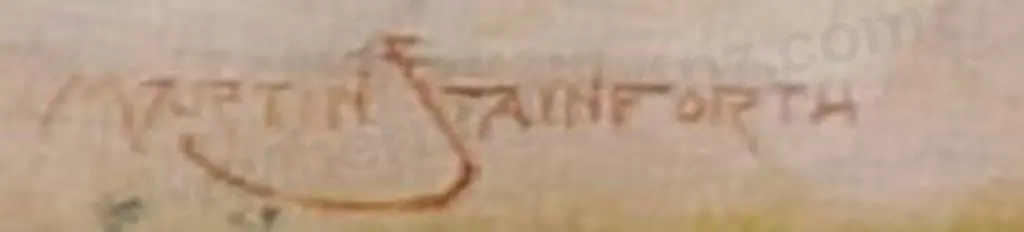 STAINFORTH, Martin (1866-1957) - Standing Horse by Stable Door Image 1++