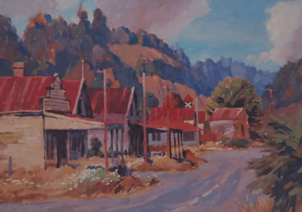 MacCORMICK, W.A. (Bill) (1942-) - Row of Cottages Image 1++