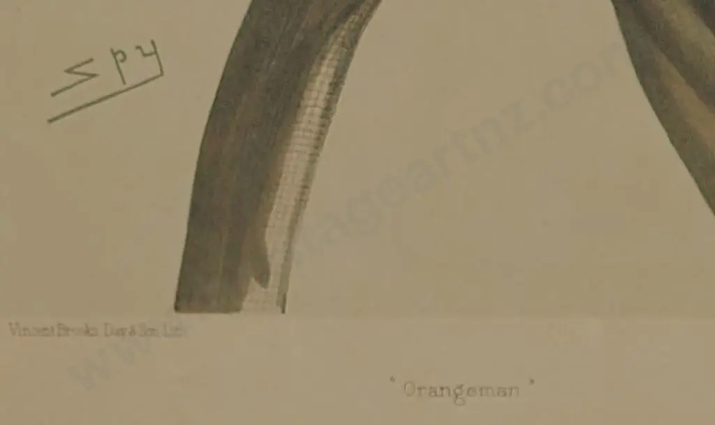 SPY - Vanity Fair - Orangeman - Lord Arthur William Hill Image 1++