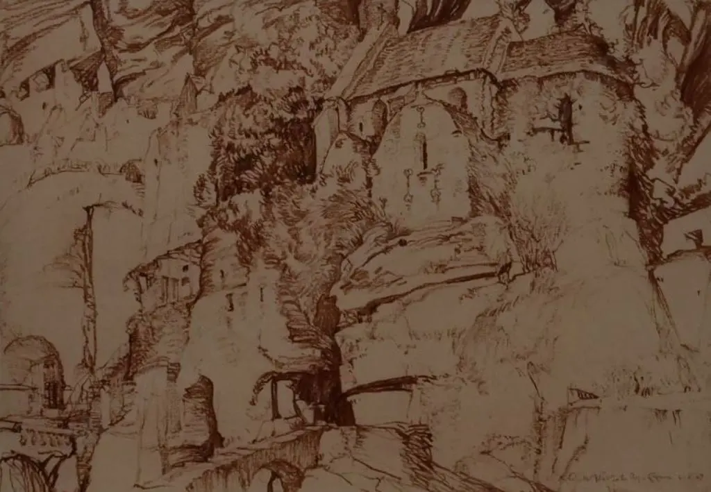 FLINT, Sir William Russell R.A. (1880-1969) - An Essay in the Picturesque Image 1++