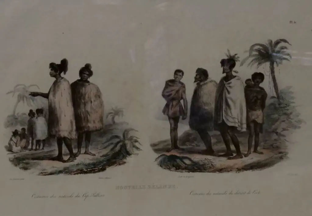 SAINSON, Louis de (1800-1874) - Costumes des Naturels du Cap Palliser - 1835 Image 1++