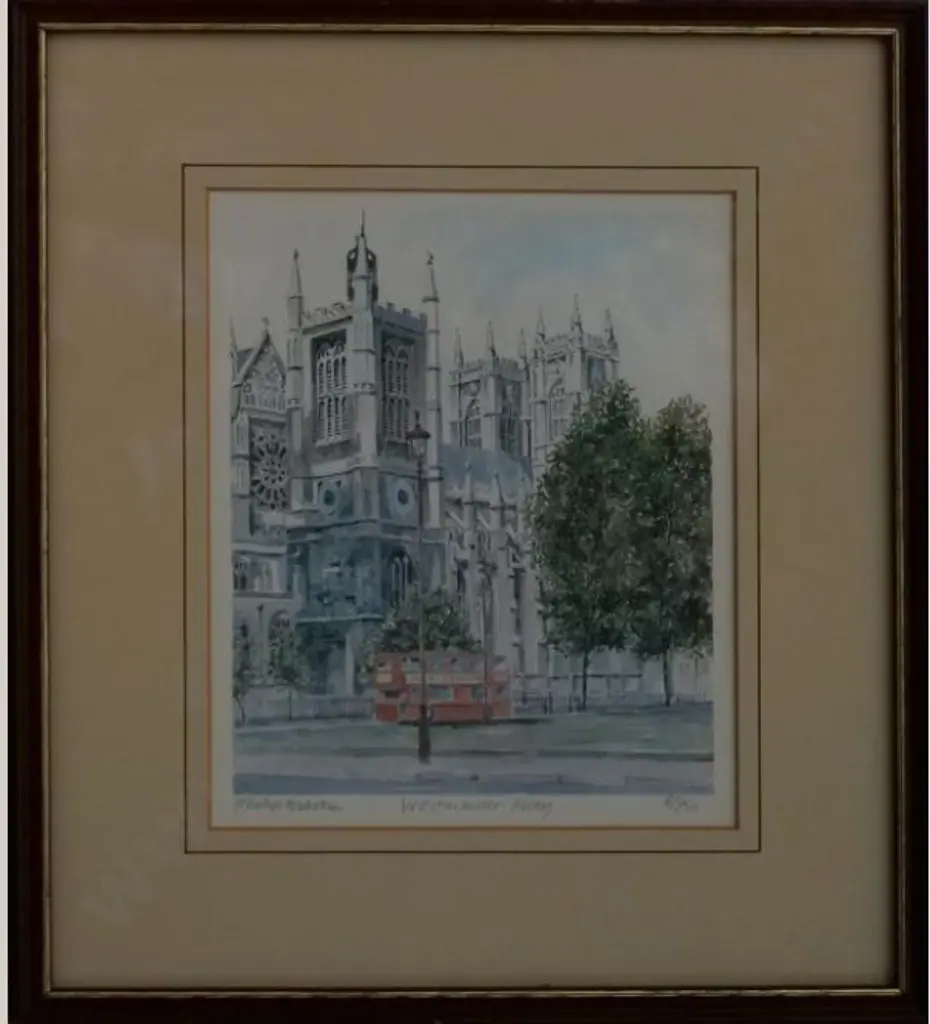 MARTON, Philip (20th Cent.) - Westminster Abbey Image 1++