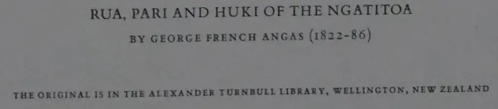 ANGAS, George French (1822-1886) - Rua, Pari and Huki of The Ngatitoa Image 1++