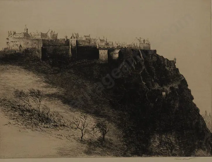 GRANT, James (1887-1973) - Edinburgh Castle Image 1++