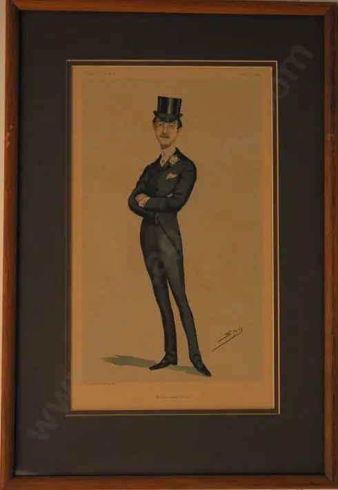 VANITY Fair - Spy Print - Charles Robert Spencer, 1881 Image 1++