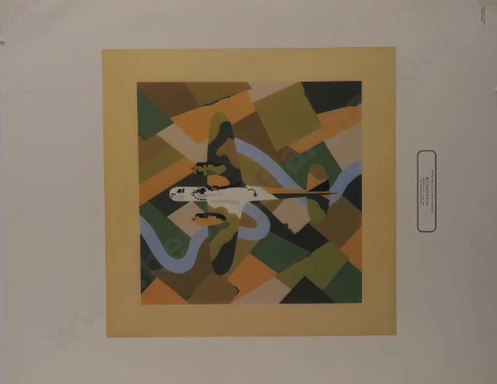 WONG, Sing Tai (Harry) (1943-) - Flight Plan No 2, 1i981 Image 1++