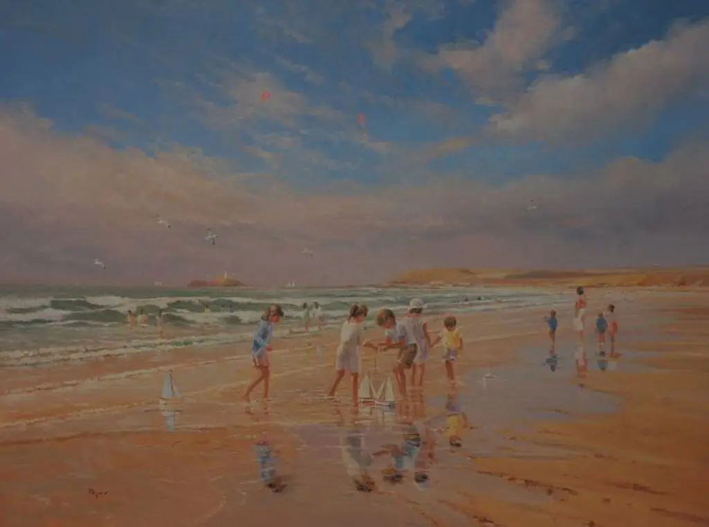 DYER, Ted (1940-) - Beside the Waves Image 1++