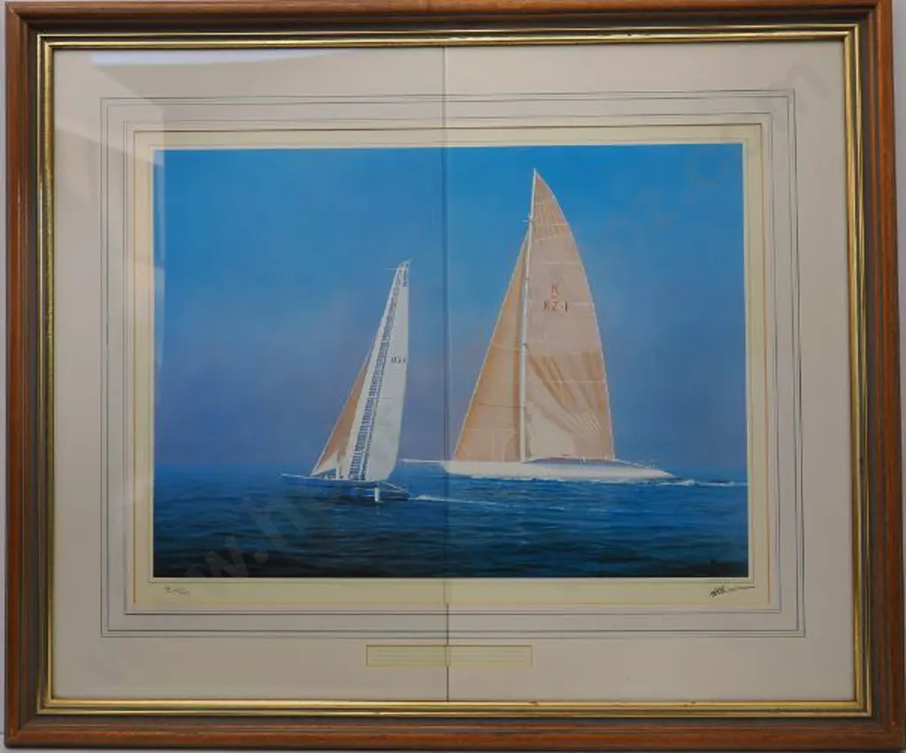 THOMPSON, Timothy (1951-) - Stars and Stripes Defeats New Zealand 1998 Image 1++