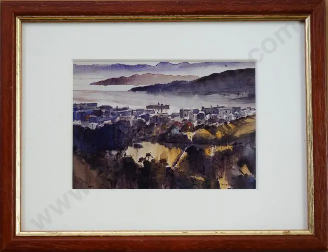 McINTYRE, Peter (1910-1995) - Wellington Harbour Image 1++