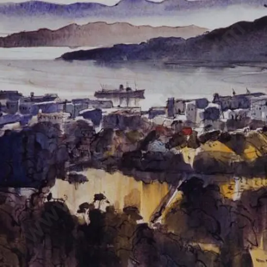 McINTYRE, Peter (1910-1995) - Wellington Harbour