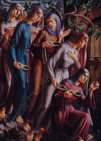 WHITE, A. Lois (1903-1984) - Foolish Virgins, 1947 Image 1++