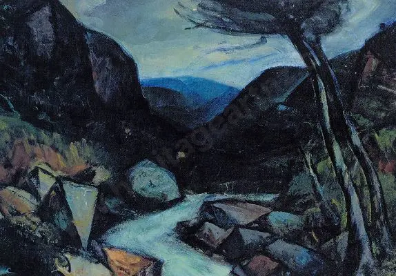 WEEKS, John (1888-1965) - Limestone Valley, King Country Image 1++