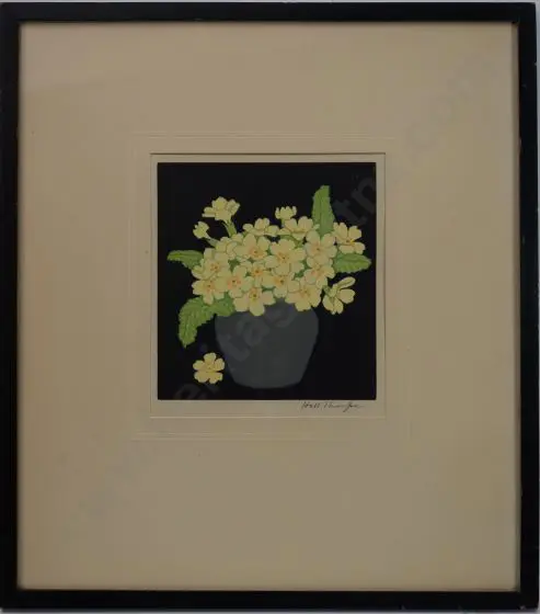 HALL THORPE, John (1874-1947) - Primroses Image 1++