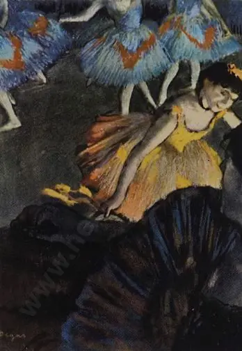 DEGAS, Edgar (1834-1917) - Ballet Seen from an Opera Box, 1885 Image 1++