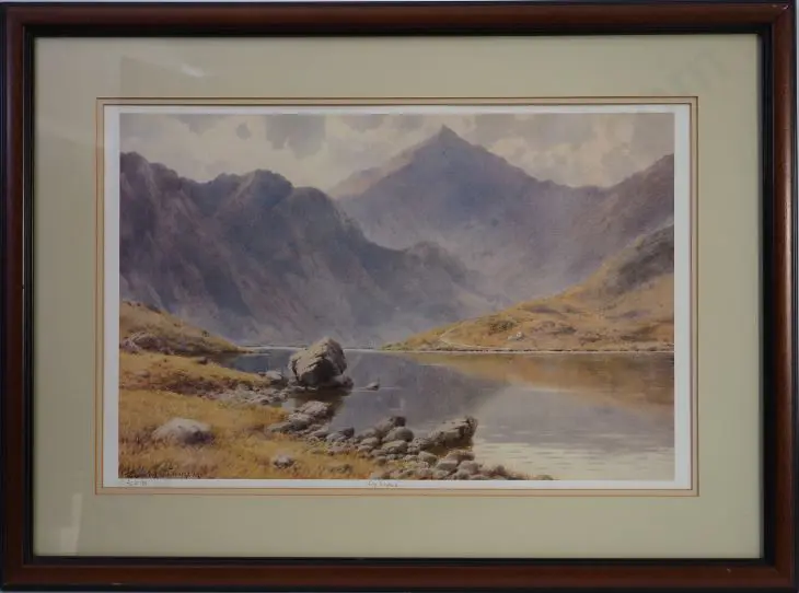 WILLIAMS, Darren (21st Cent.) - Lyyn Llydaw - Wales - with View of Mt Snowdon Image 1++