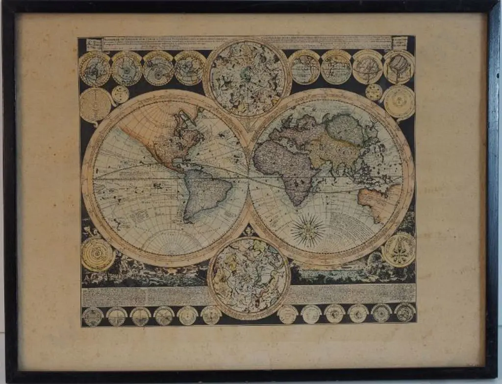 UNKNOWN Cartographer - Map of World - Early 19th Century Image 1++