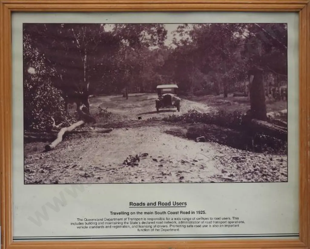 UNKNOWN photographer - Car on Road, Queensland 1925 Image 1++