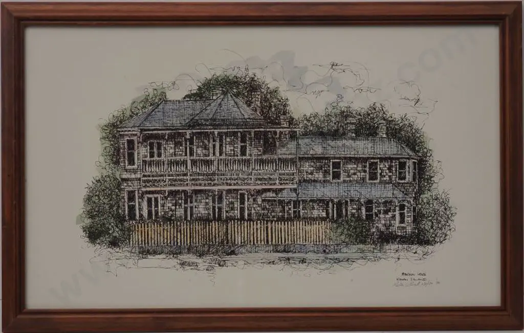 SMITH, Katie (Late 20th Cent.) - Mansion House, Kawau Island Image 1++