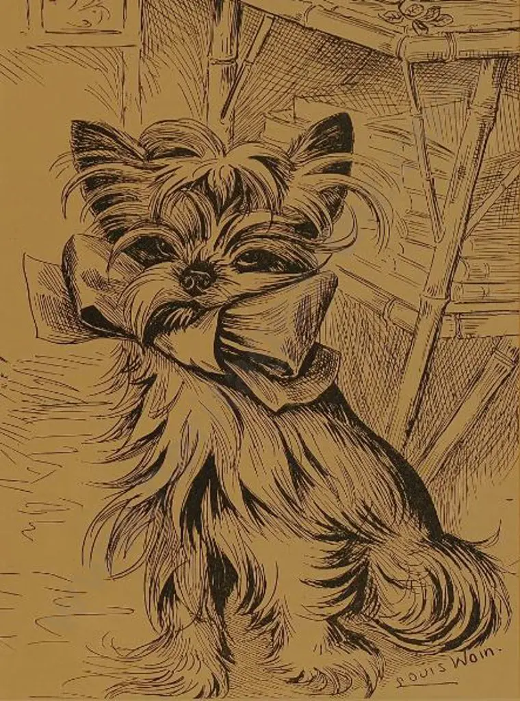 WAIN, Louis (1860-1939) - Snoosems Want His Ma Image 1++