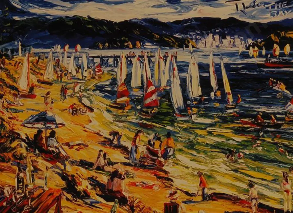 PONDER, Richard (20th Century) - The Bay, Eastbourne Image 1++