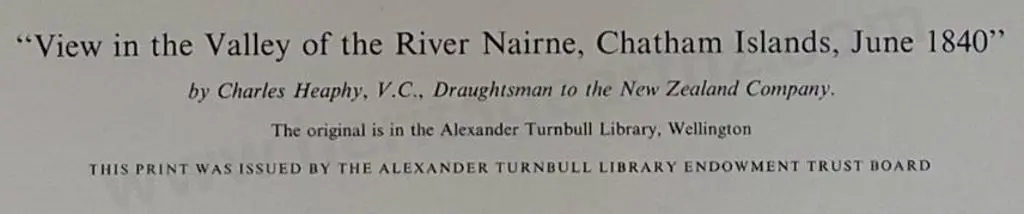 HEAPHY, Charles (1820-1881) - View in the Belly of the Nairne, Chatham Islands, 1840 Image 1++