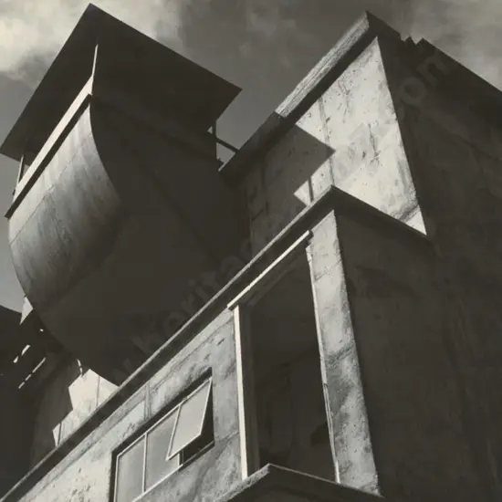 FRANZMAN, Leonard Oliver (Len) - attrib.(Active 1930s-50s) - Side of Building with Duct