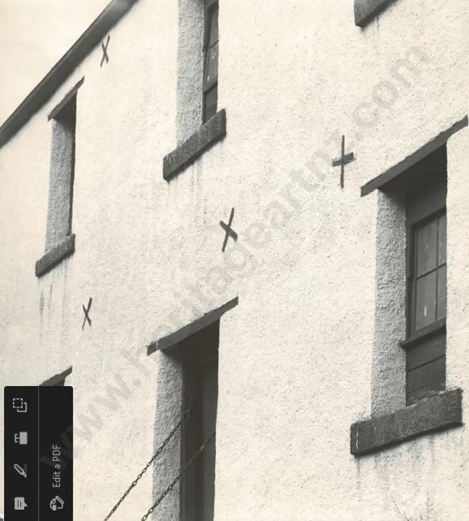 FRANZMAN, Leonard Oliver (Len) - attrib.(Active 1930s-50s) - Side of Building Image 1++