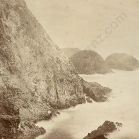 UNKNOWN - Rocky Coastal Scene - Late 19th Century