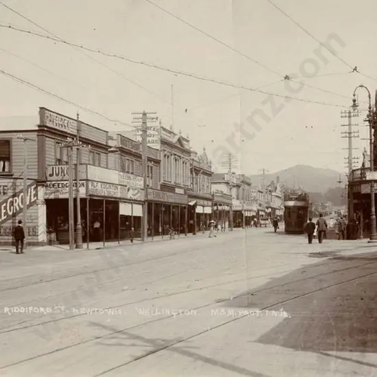 MUIR & MOODIE - Dunedin (1898-1916) - Riddiford Street, Newtown, Wellington - c.1905