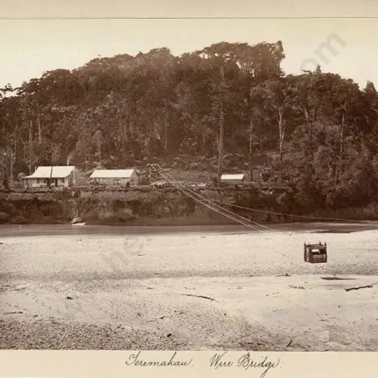 UNKNOWN - Teremakau - Wire Bridge - Early 20th Century