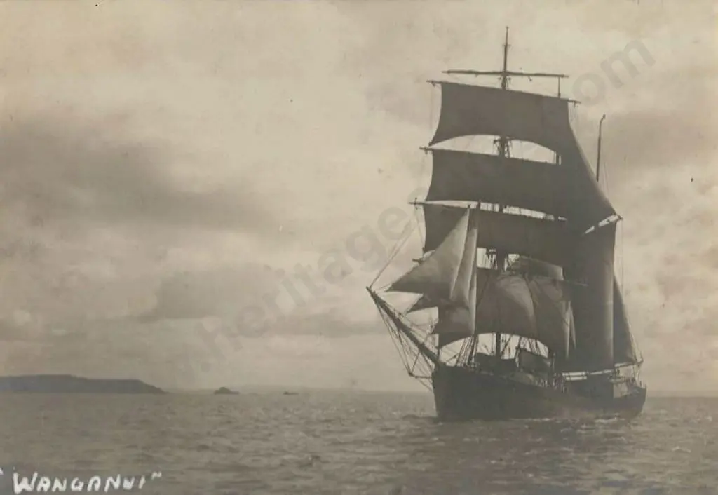 UNKNOWN - Sailing Ship Wanganui Image 1++