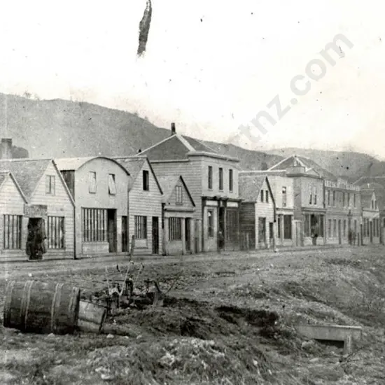 UNKNOWN - Lambton Quay, Wellington, c 1850