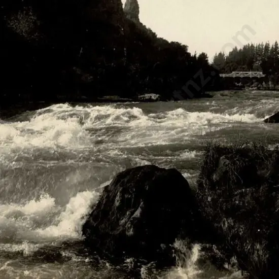 NZ GOVT PUBLICITY (Early 20th Cent.) - Atiamuri, Waikato River, c.1910