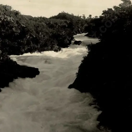 NZ GOVT PUBLICITY (Early 20th Cent.) - Aratiatia Rapids, Taupo, c.1910