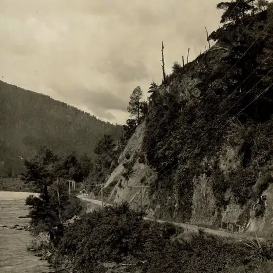 NZ GOVT PUBLICITY (Early 20th Cent.) - Otira Gorge?, c.1910
