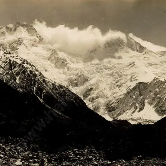 NZ GOVT PUBLICITY (Early 20th Cent.) - Mounts Sefton and Footstool, c.1910