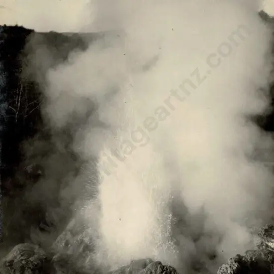NZ GOVT PUBLICITY (Early 20th Cent.) - Active Geysers, Rotorua, c.1910