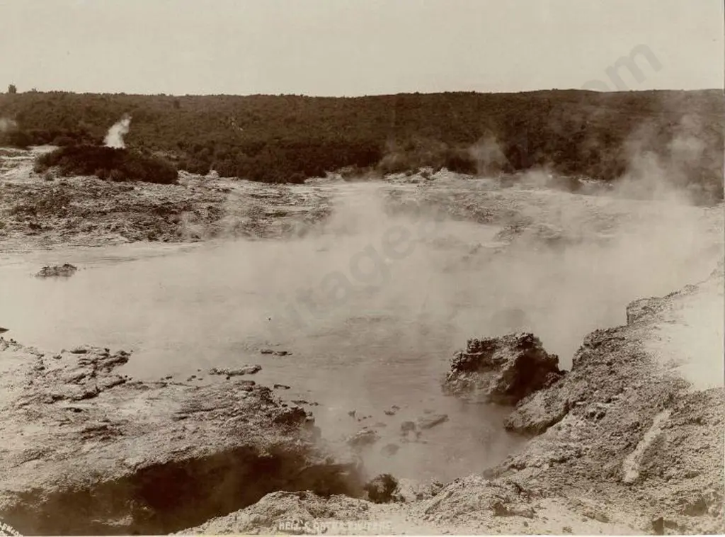 BLENCOWE, James Rasdell (1871-1945) - Hell's Gate, Tikitere, Late 19th Century Image 1++